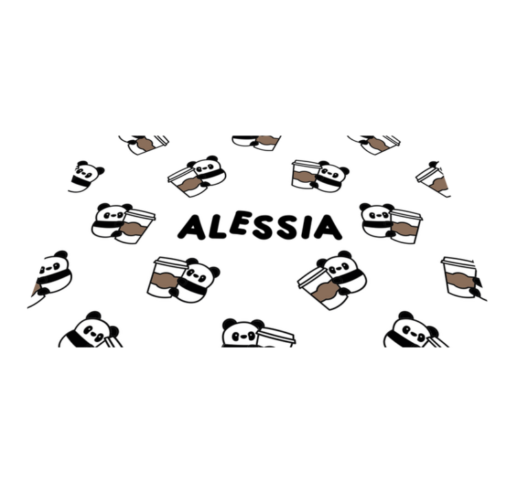 Children placemats with adorable panda designs - TenStickers