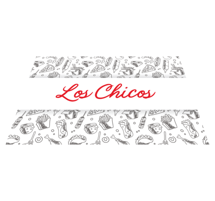 Children placemats with fun food illustrations - TenStickers