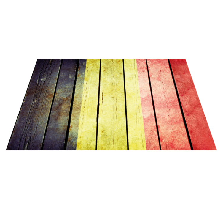 Belgium flag  Vinyl placemats - TenStickers