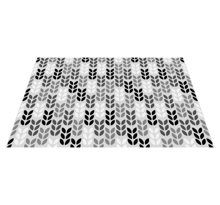 Leaf pattern arrangement placemats - TenStickers