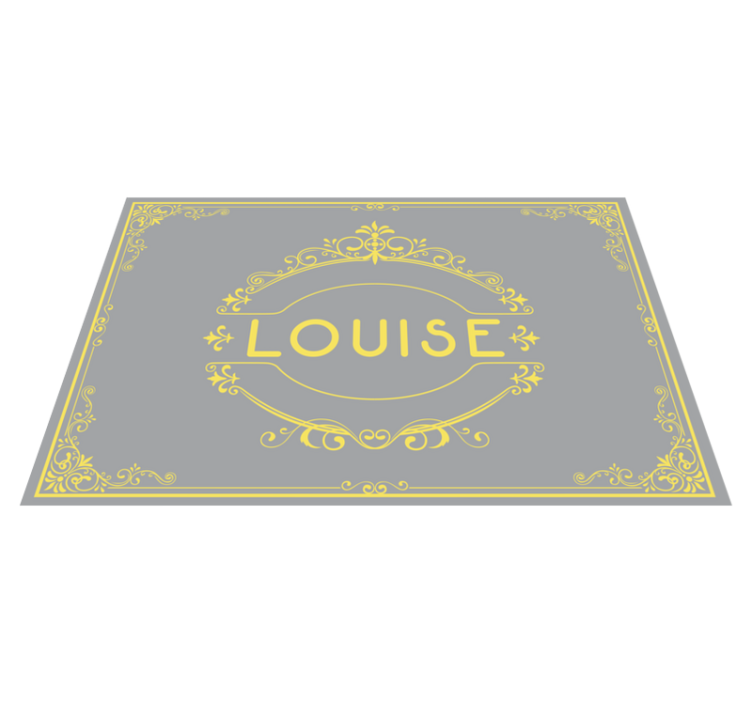 Personalised placemat elegant name display - TenStickers