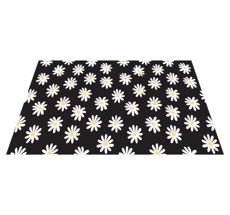 Children placemats daisy floral design - TenStickers