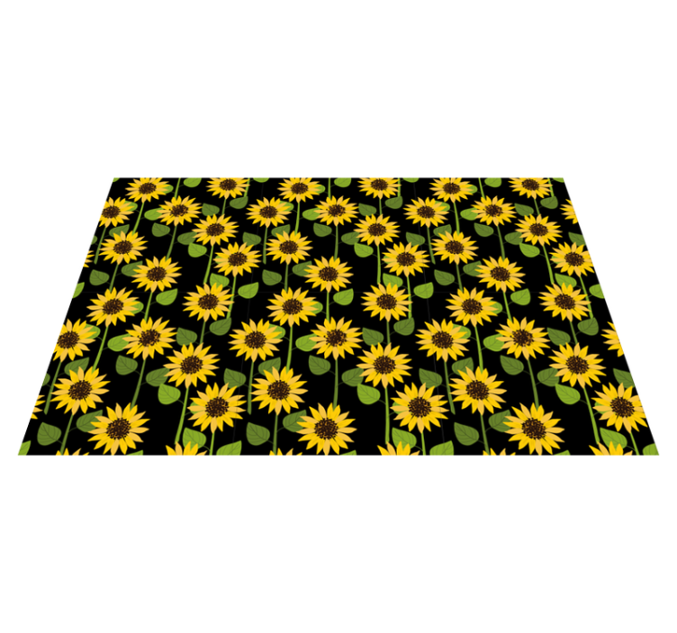 Original placemats sunflower pattern surface - TenStickers