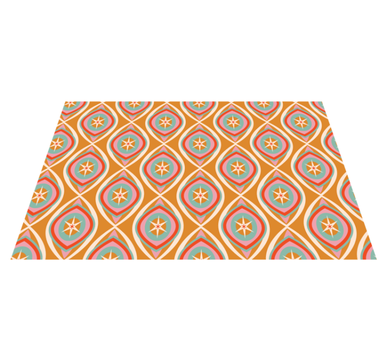Original placemats colorful star design - TenStickers