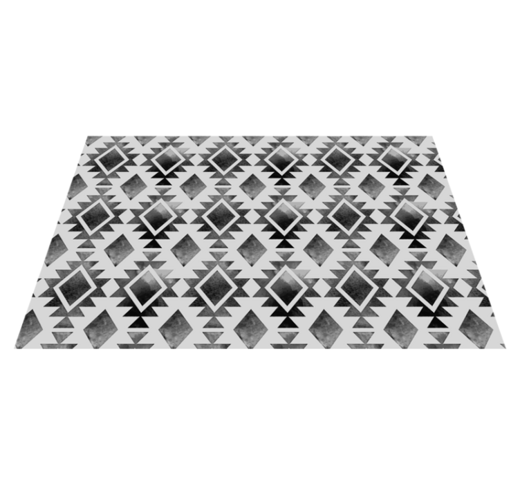 Placemat geometric monochrome design - TenStickers