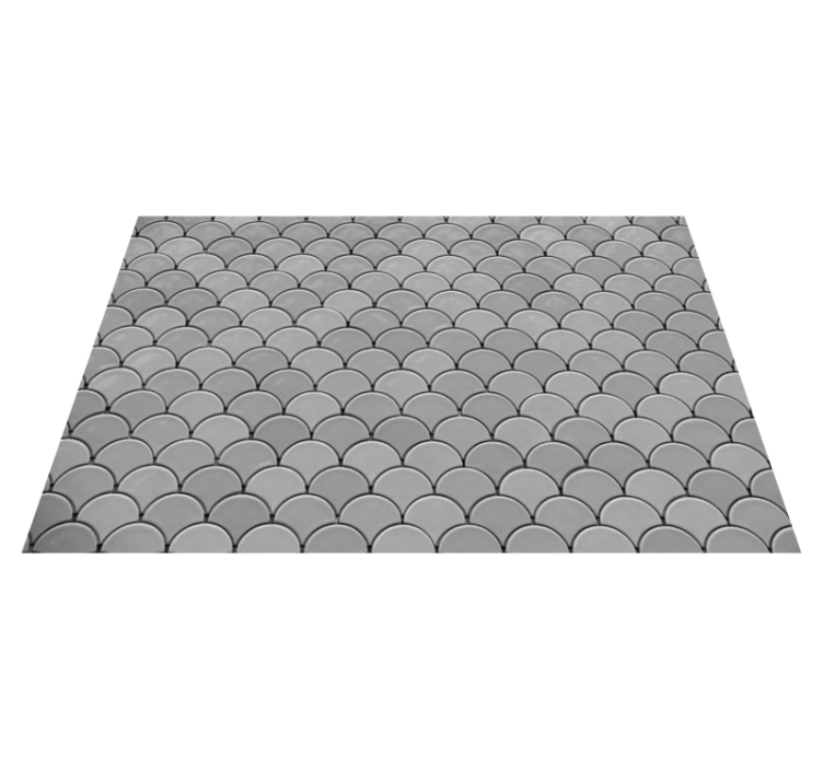 Scalloped pattern placemats - TenStickers