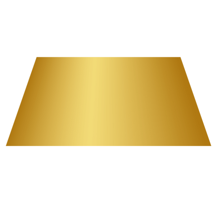 Modern placemats in golden gradient finish - TenStickers