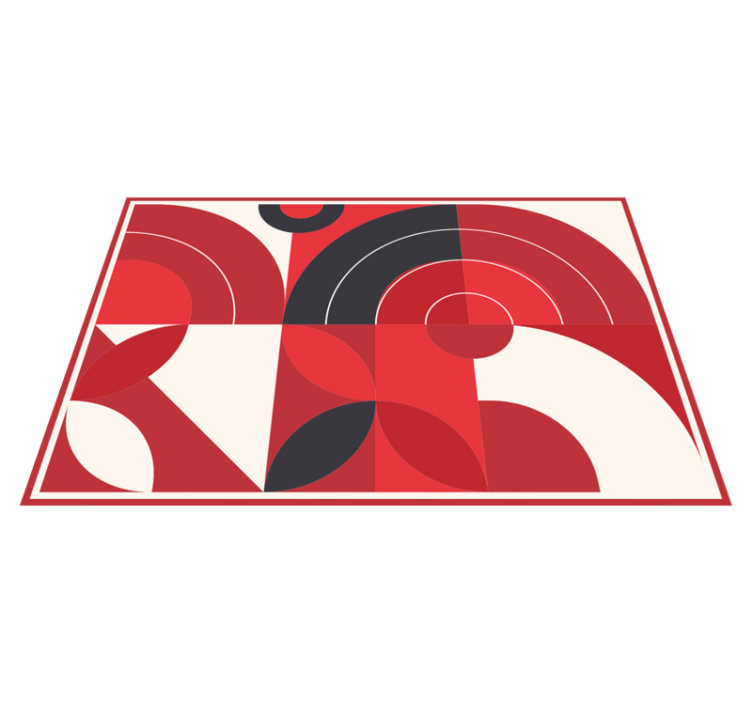 Modern placemats vibrant geometric designs - TenStickers