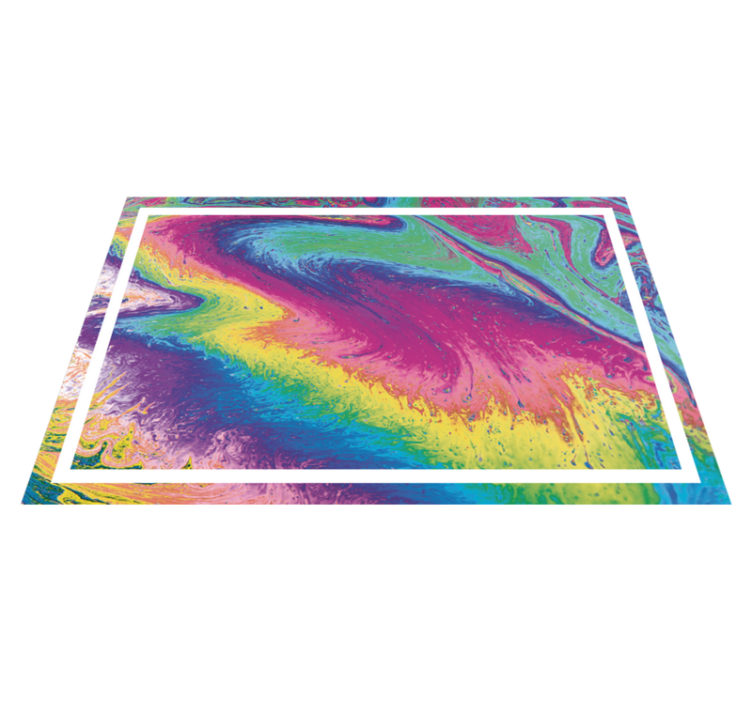 Original placemats vibrant abstract design - TenStickers