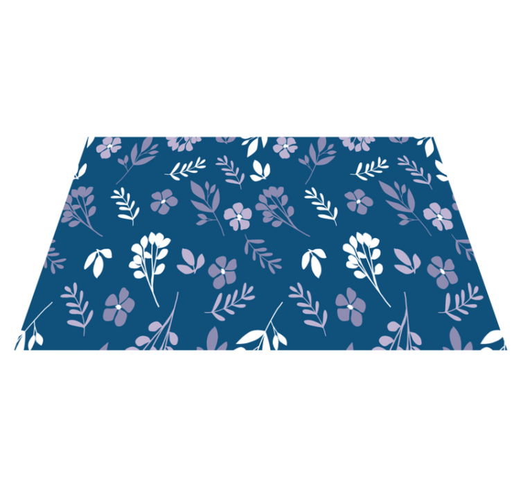 Botanical floral pattern placemats - TenStickers