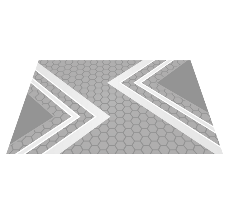Modern placemats with geometric pattern details - TenStickers