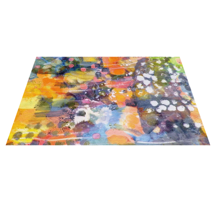Vibrant color splash placemats - TenStickers