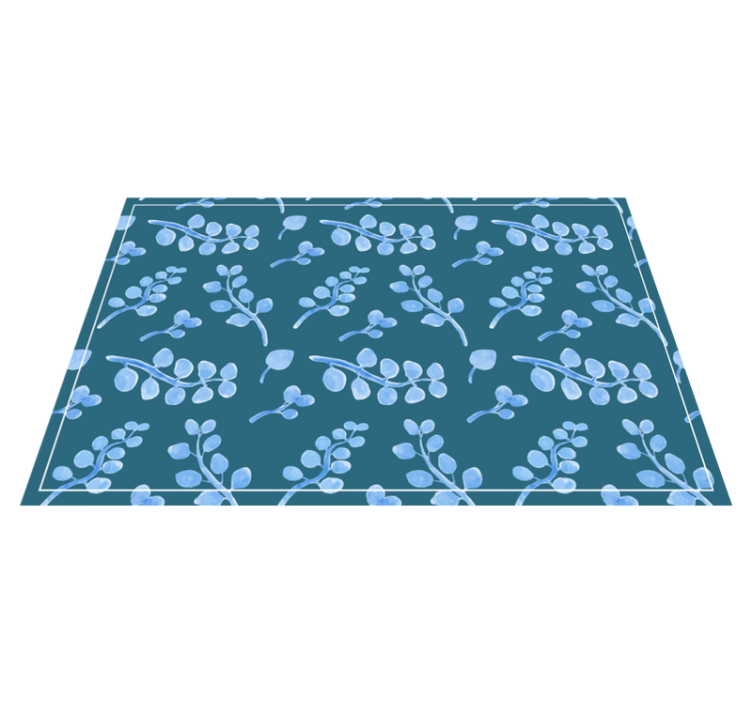 Botanical leaf design placemats - TenStickers