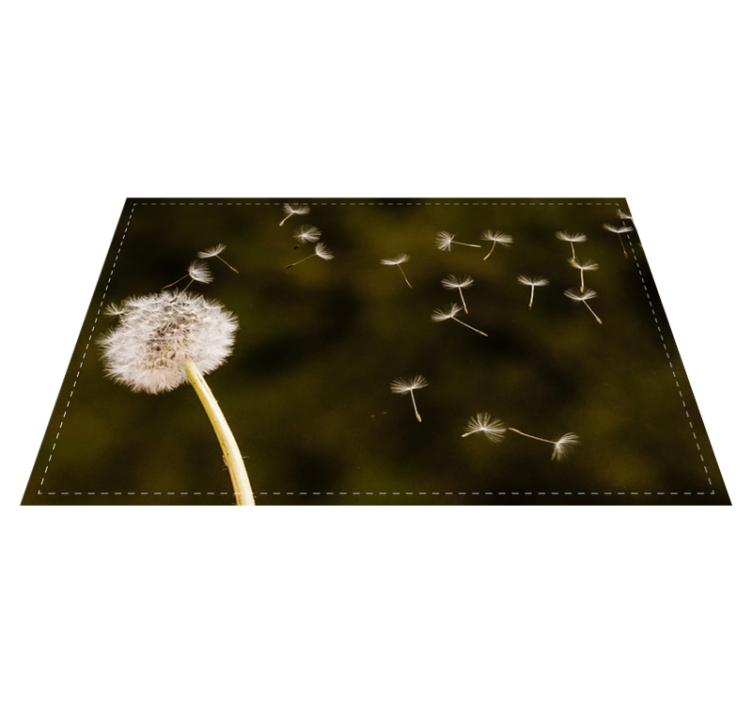 Original placemats dandelion fluff seeds - TenStickers