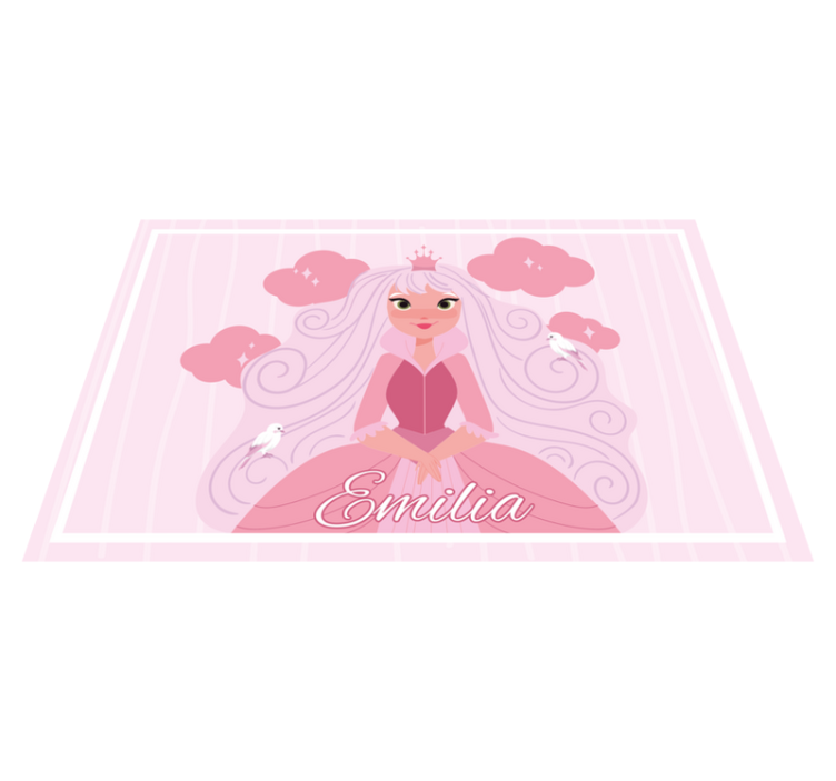 Children placemats with princess character artwork - TenStickers