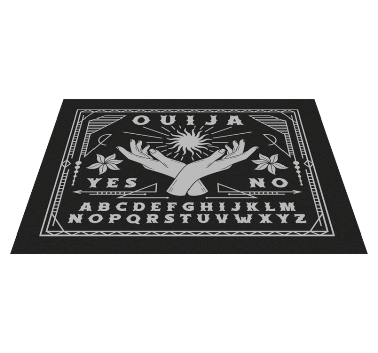 Placemats with quote ouija board hands - TenStickers