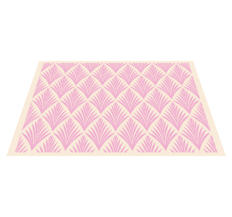 Textured leaf pattern placemats - TenStickers