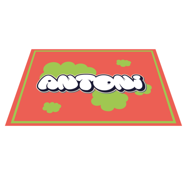 Personalizable placemat personalized fun name - TenStickers