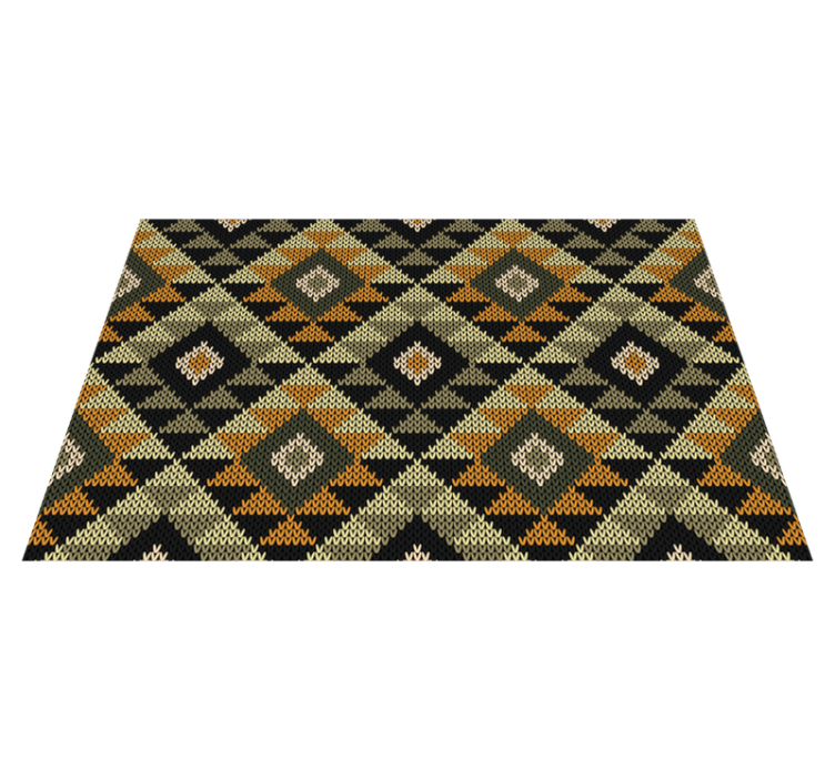Chic geometric motif placemats - TenStickers