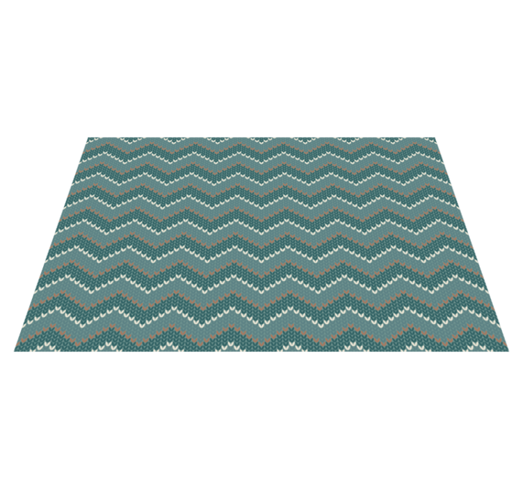 Wavy pattern motif placemats - TenStickers
