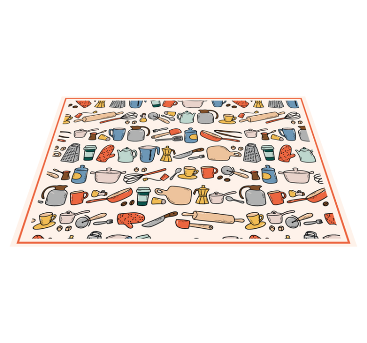 Original placemats kitchen utensils collection - TenStickers