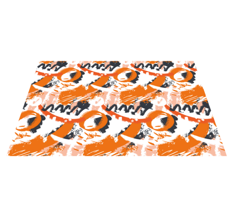 Abstract colorful pattern placemats - TenStickers