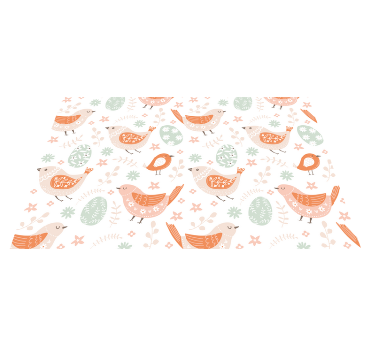 Children placemats with delightful bird designs - TenStickers
