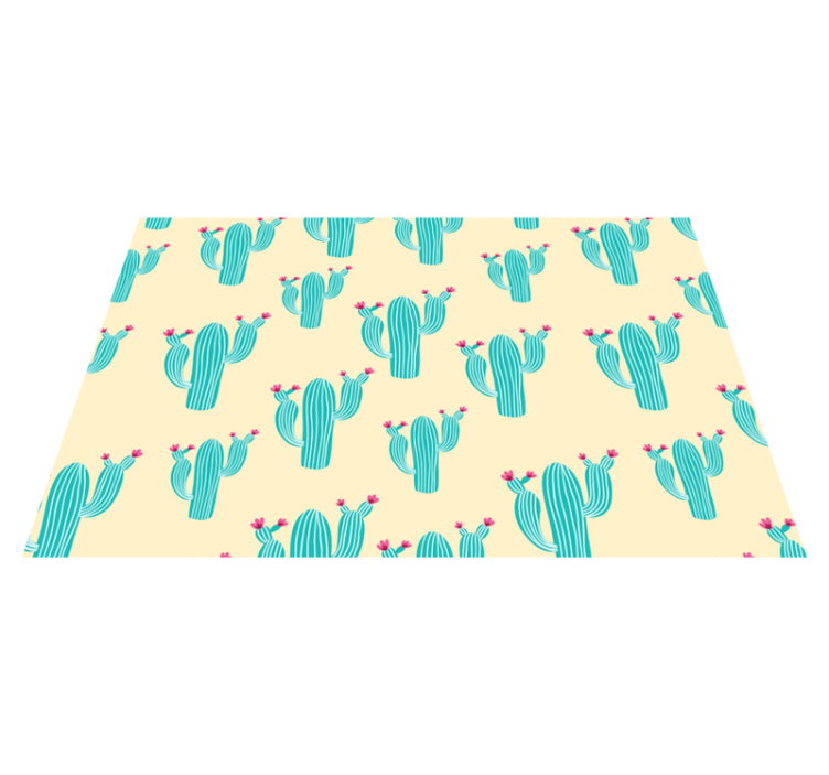 Original placemats cactus pattern joy - TenStickers