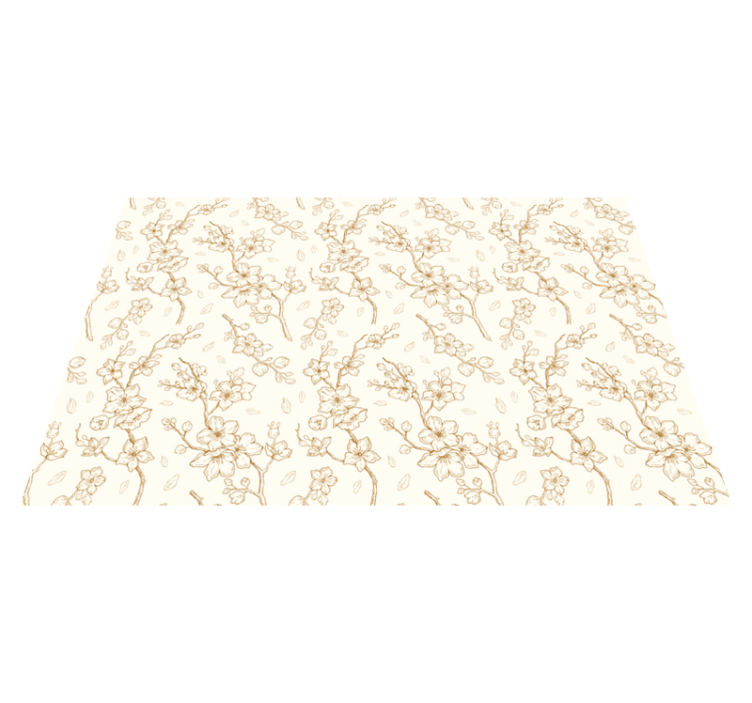 Floral motif sophistication placemats - TenStickers