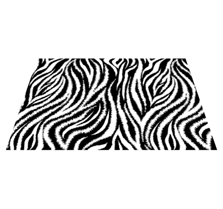 Classic black and white zebra original placemat - TenStickers