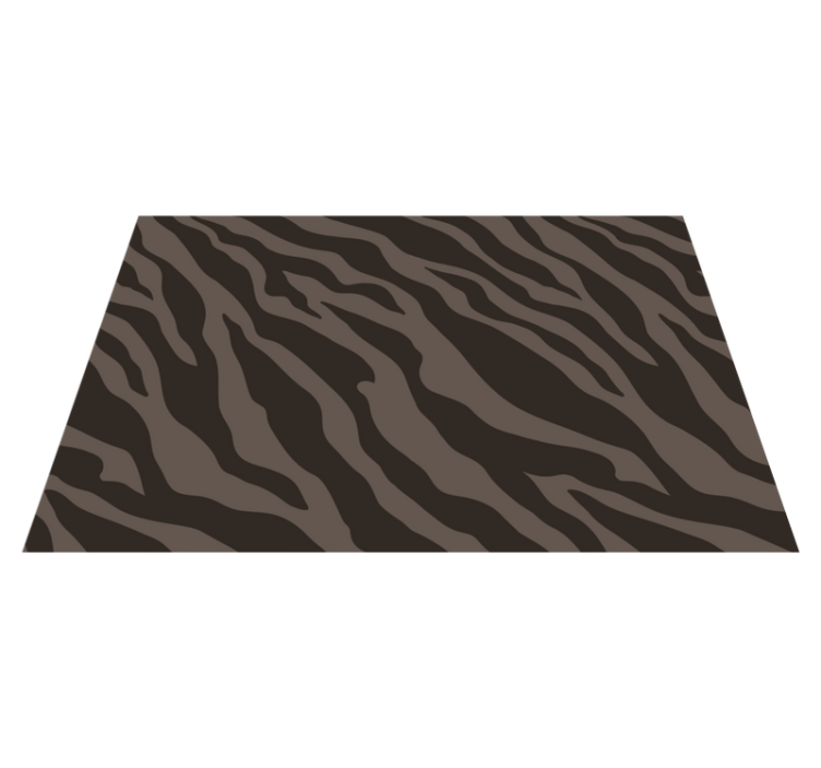 Zebra striped surface placemats - TenStickers
