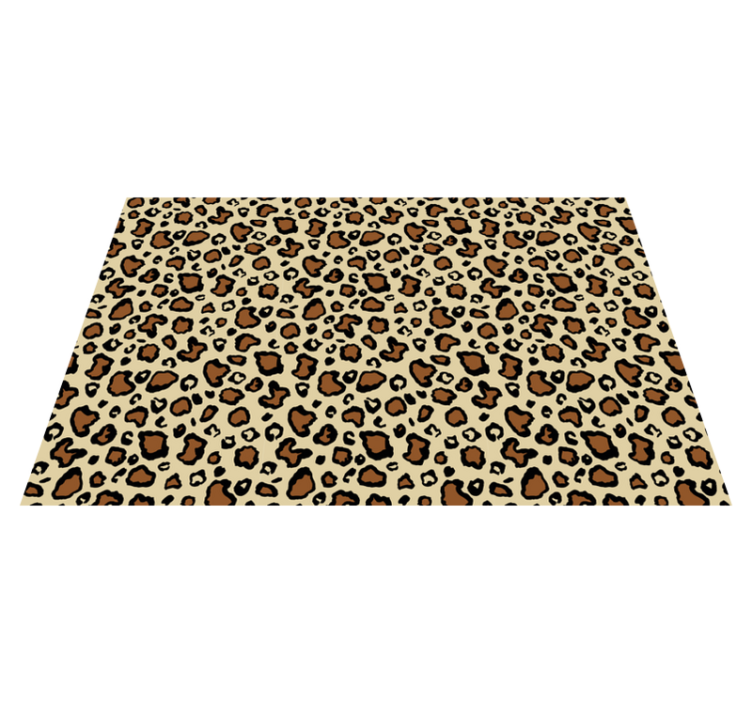 Leopard print motif placemats - TenStickers