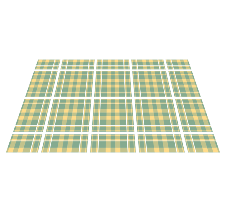 Checkered pattern textile placemats - TenStickers