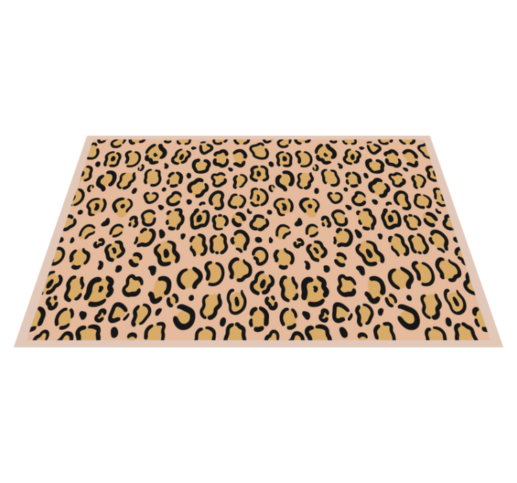 Leopard skin print placemats - TenStickers