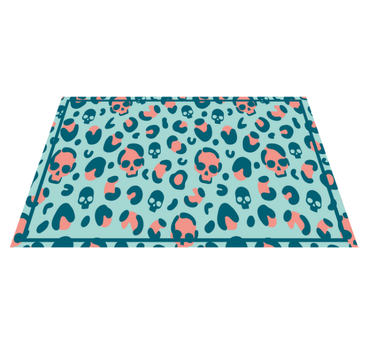 Original placemats skull print design - TenStickers