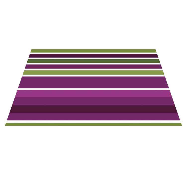 Striped color palette placemats - TenStickers