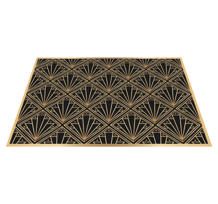 Art deco pattern placemats - TenStickers