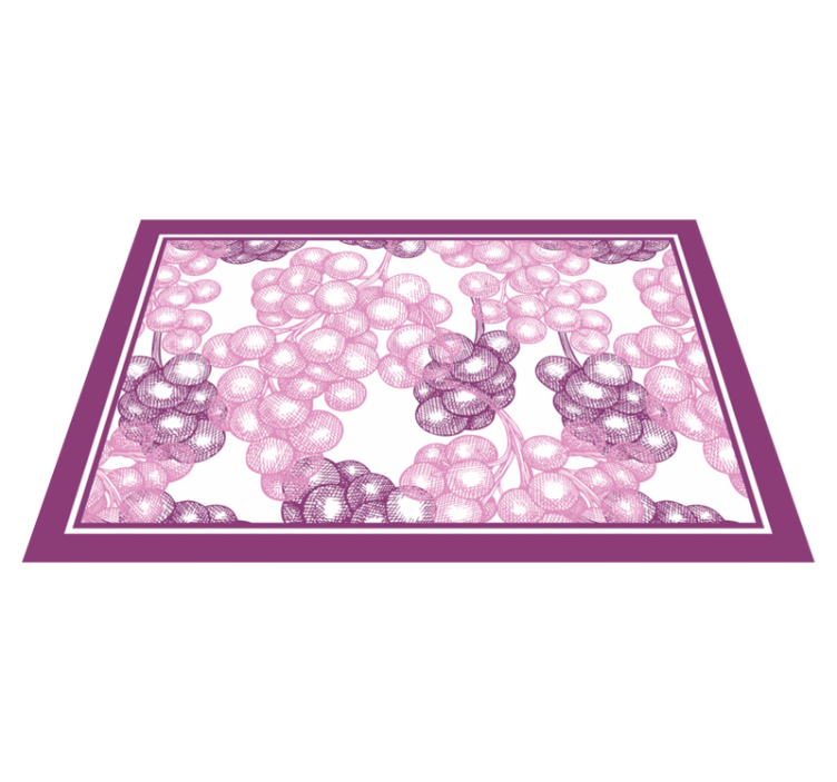 Floral pattern texture placemats - TenStickers