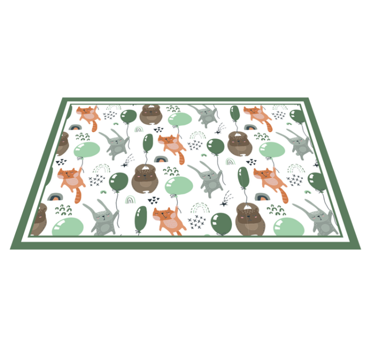 Children placemats with fun animal designs - TenStickers