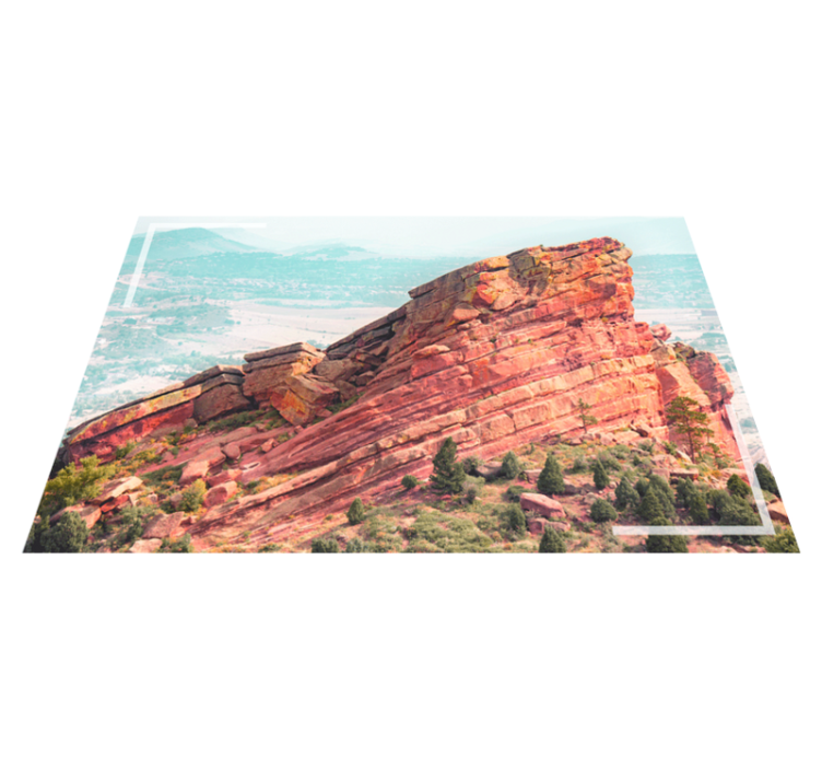 Modern placemats inspired by majestic rock formations - TenStickers