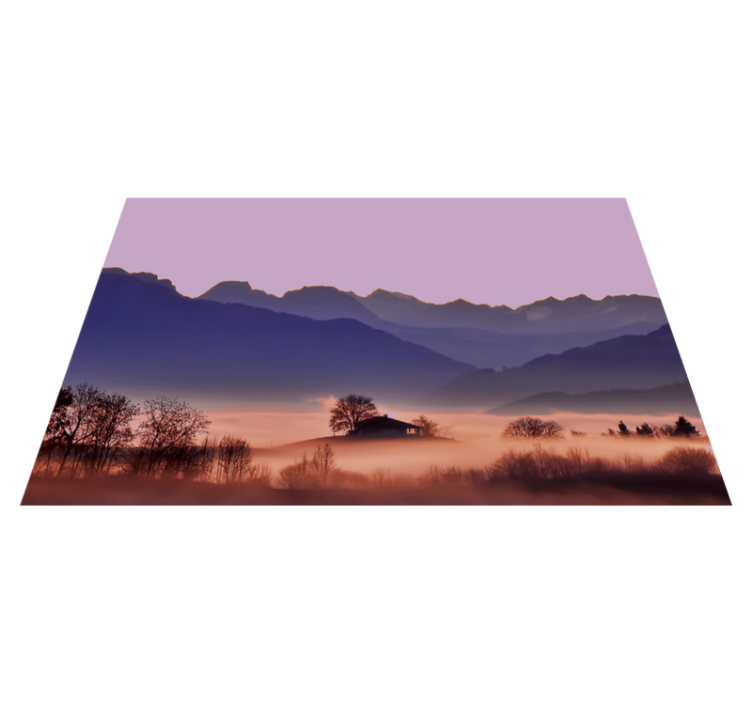 Mist landscape aesthetic original placemats - TenStickers
