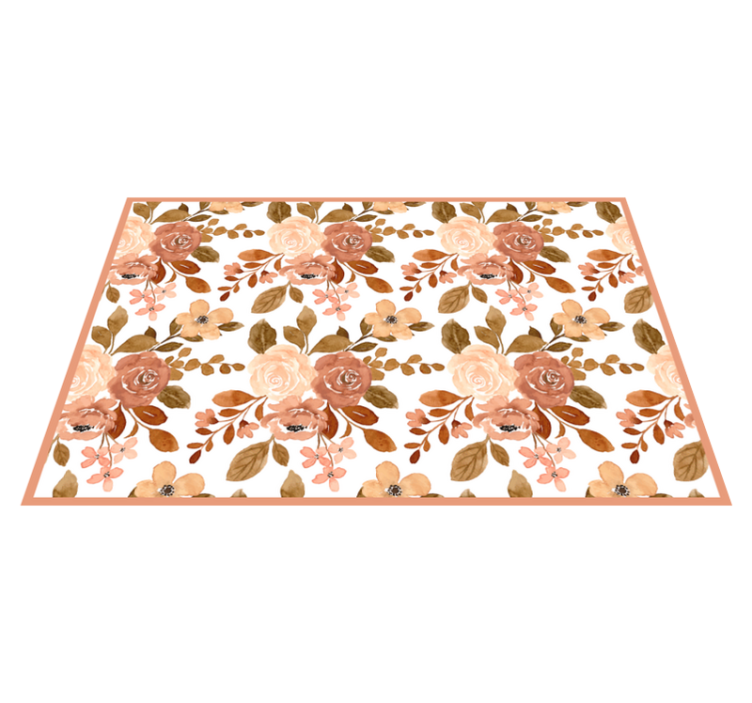Original placemats floral patterned table setting - TenStickers