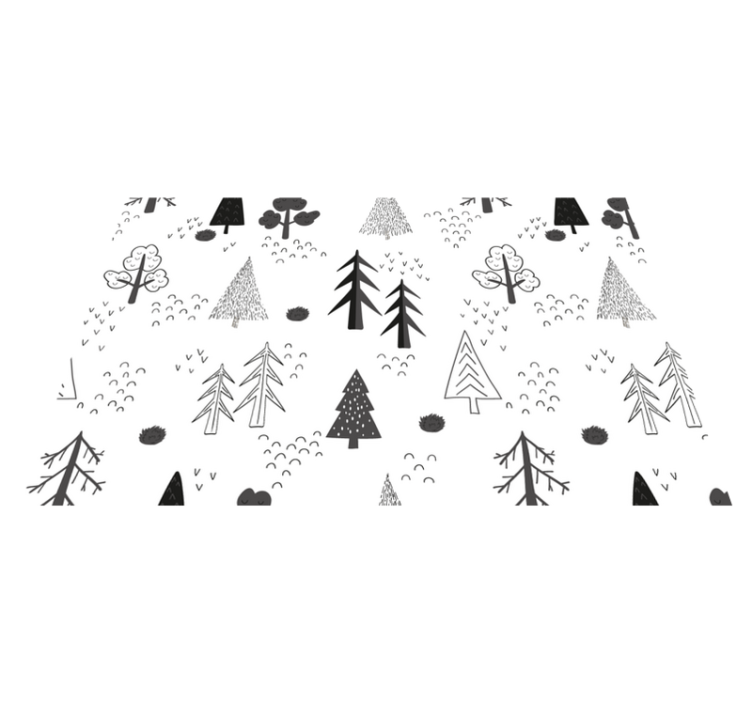 Nature inspired pattern placemats - TenStickers