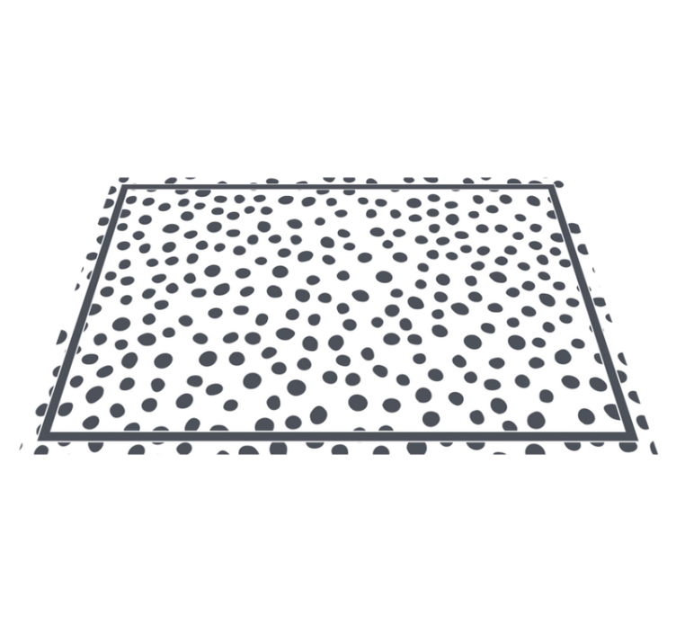 Polka dot style placemats - TenStickers