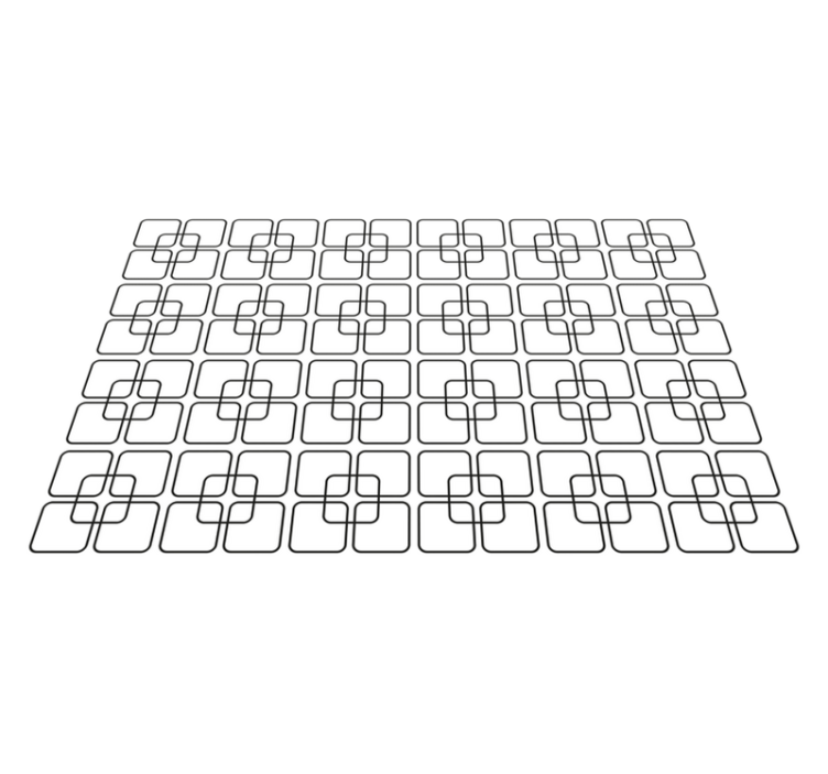 Geometric pattern placemats - TenStickers