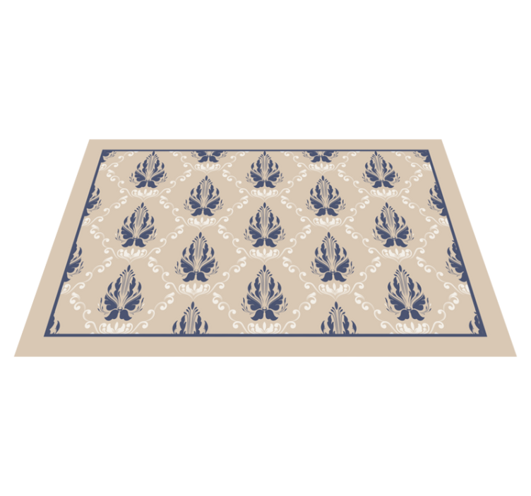 Placemat graceful leaf design - TenStickers