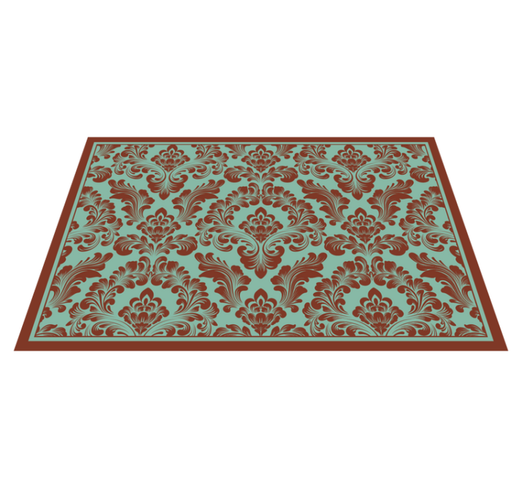 Elegant floral design placemats - TenStickers