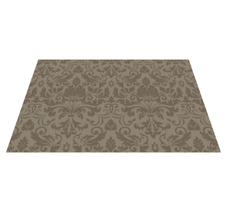 Intricate botanical design placemats - TenStickers