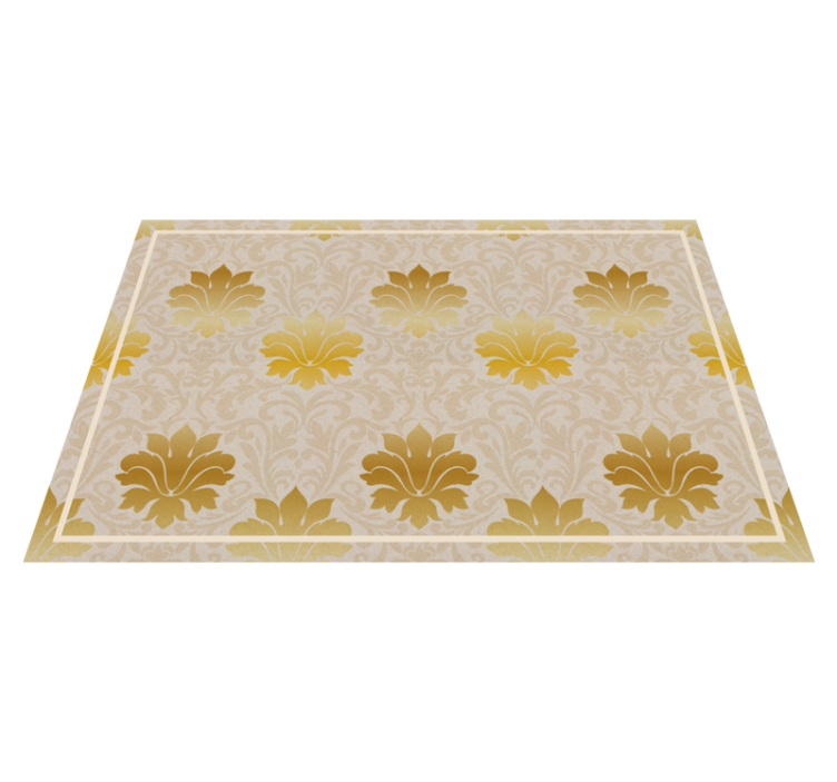 Placemat with elegant floral background - TenStickers