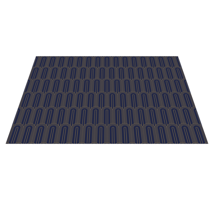 Modern placemats with graceful curved lines - TenStickers